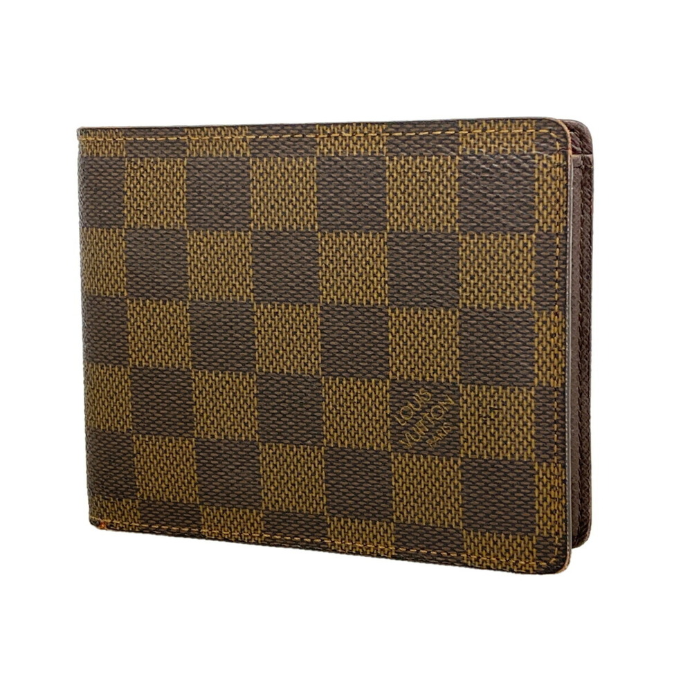 Louis Vuitton Damier Portefeuille Florin N60011 Ebene Men's Wallet